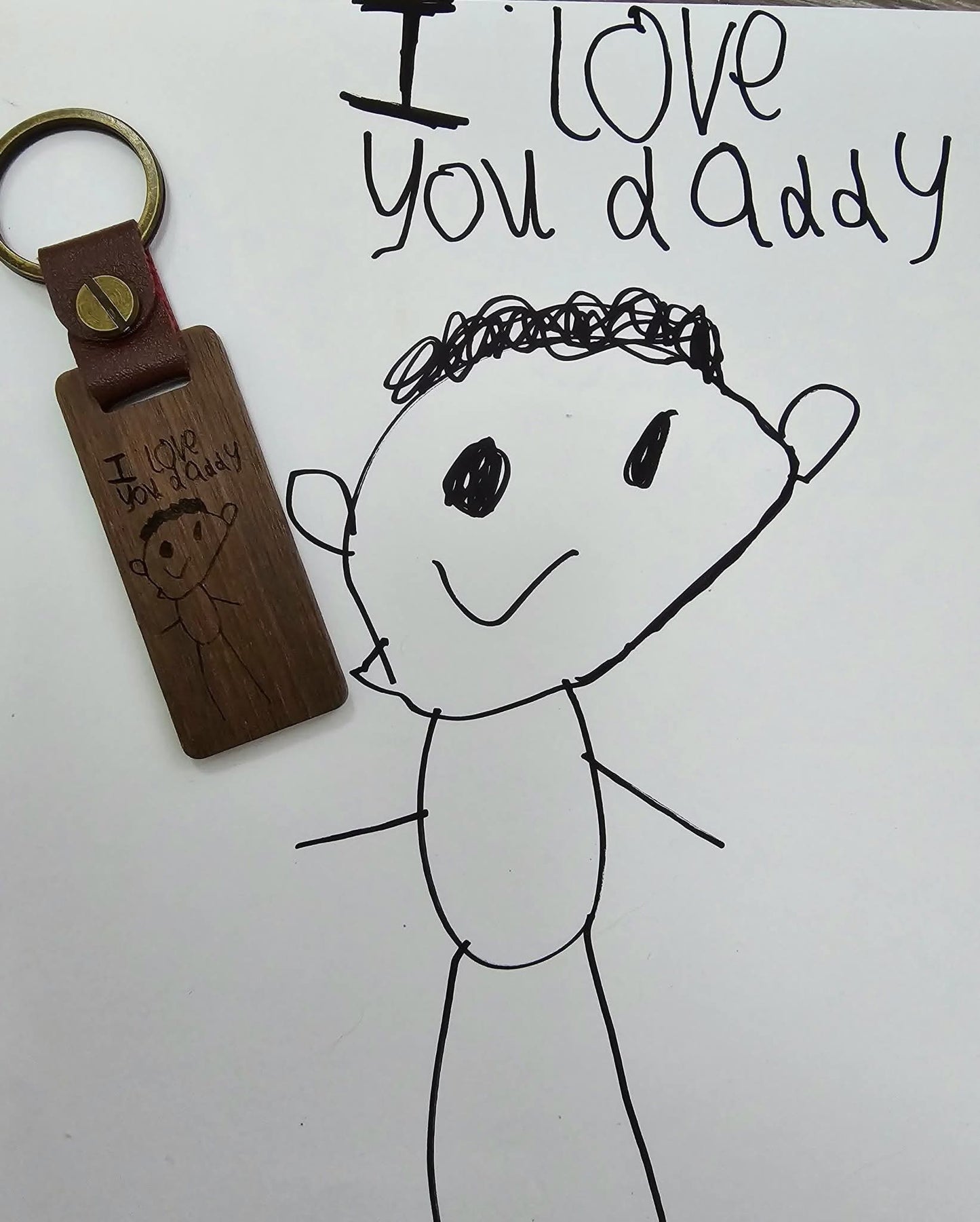 Engraved Wooden Keyring